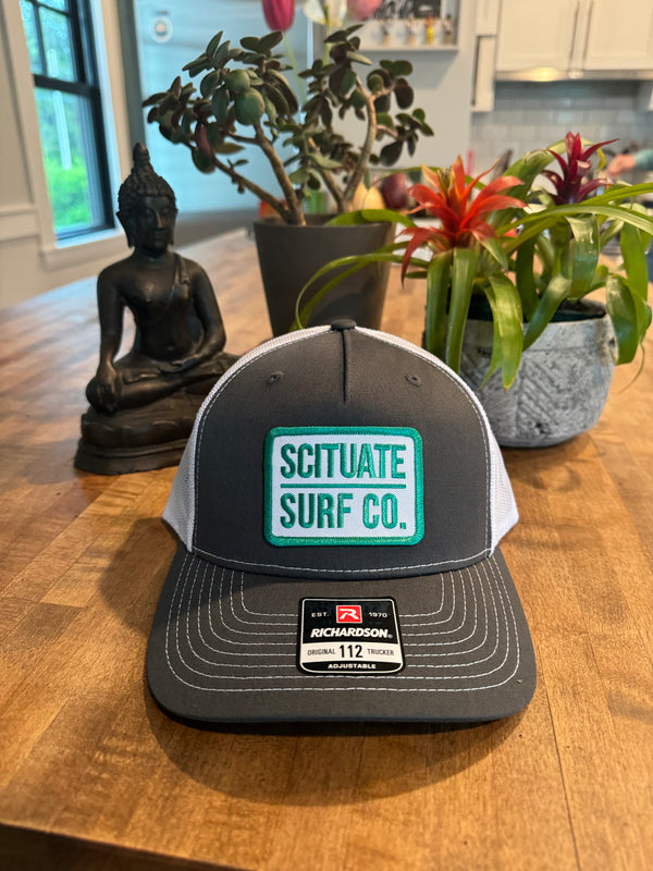 Scituate Surf Co. Trucker - Teal Patch